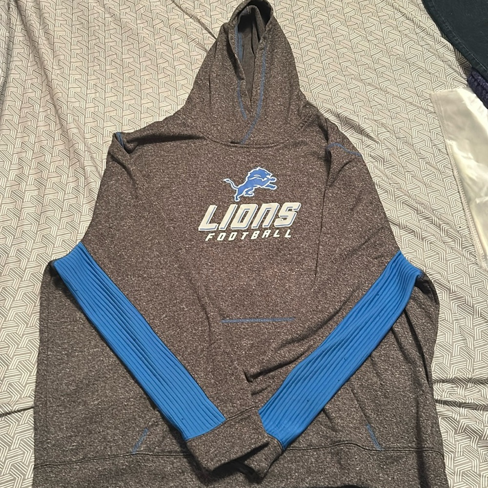 NFL Detroit Lions Football Pullover Hooded Sweatshirt